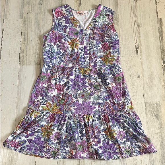Jude Connally Dresses & Skirts - Jude Connally Multicolor Floral Dress Size Small